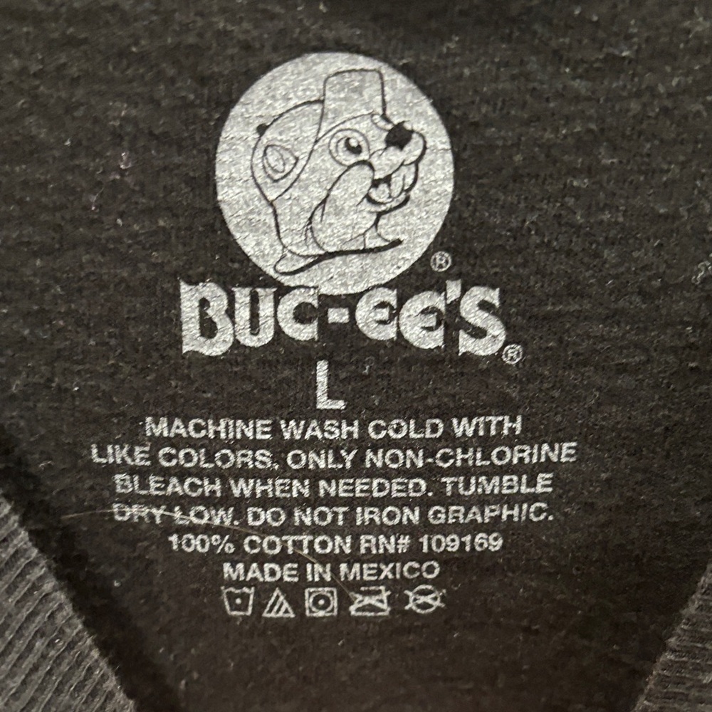 Buc-ee's Black Long Sleeve Graphic Tee - Picture 3 of 3